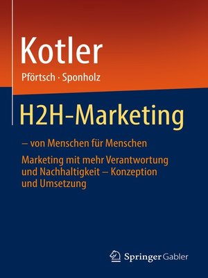 cover image of H2H-Marketing – von Menschen für Menschen